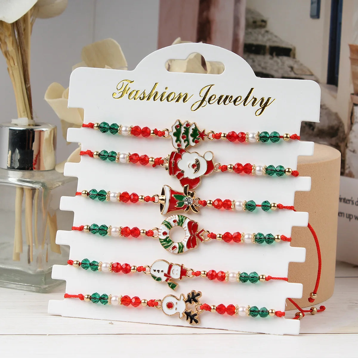 Festival Christmas Bracelets 1/6/12 pcs