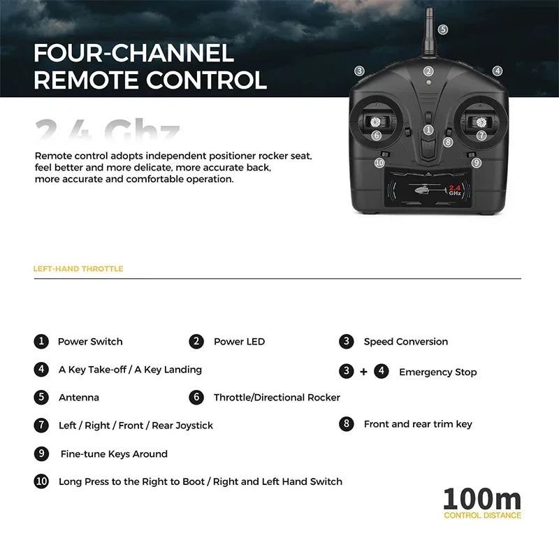 Black Hawk Remote-controlled Helicopter