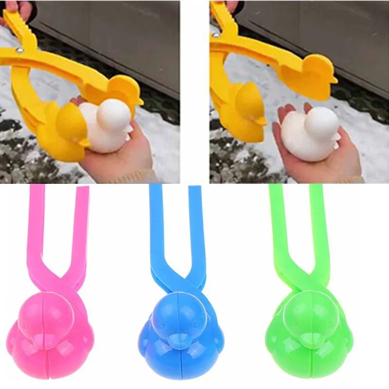 Cute Duckling Model Snowball Clip Toys