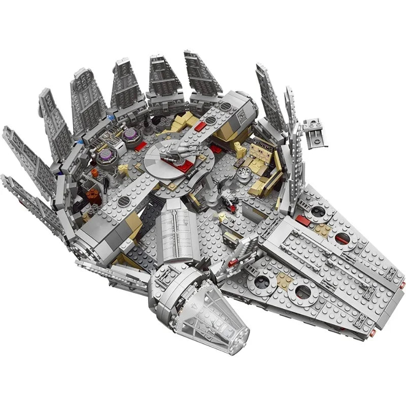 Space Millennium Falcon Ship Model Building Block Toy