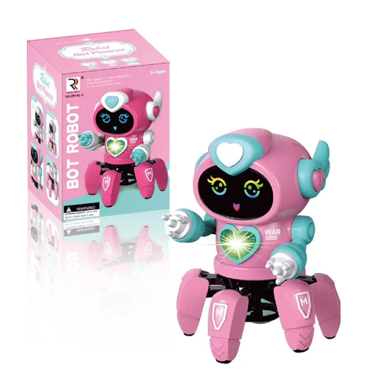 LED Light Musical Dancing Robot: An Educational and Interactive Toy for Kids