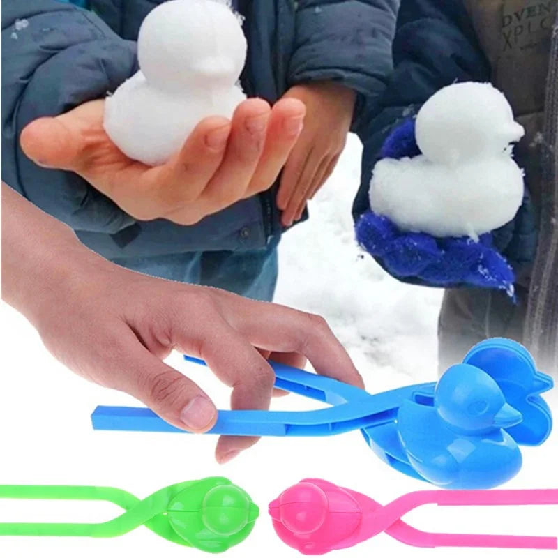 Cute Duckling Model Snowball Clip Toys