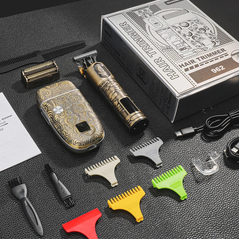 Hair Clippers Cordless Men Grooming Kit