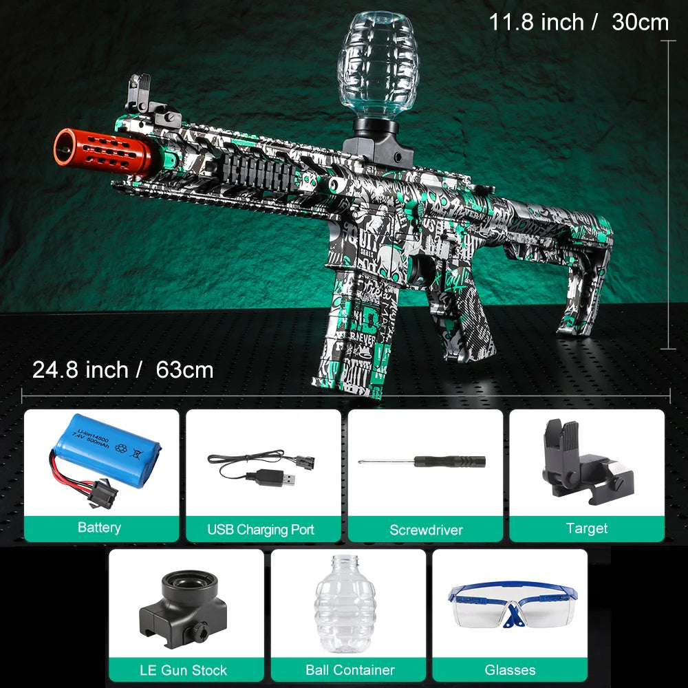 Exclusive M4 Electric Gel Ball Blaster Toy Gun