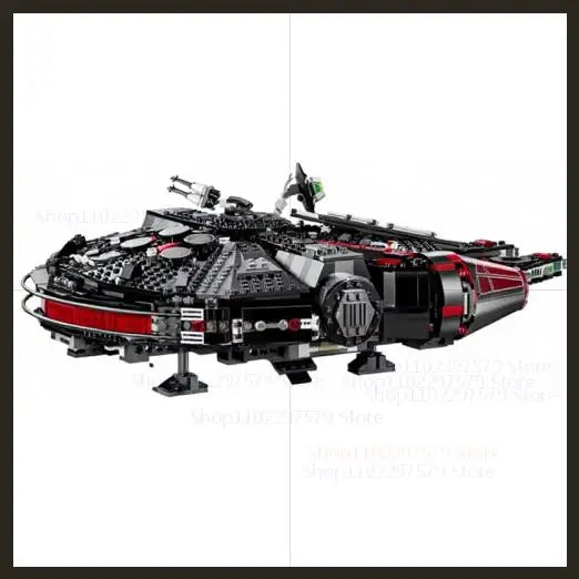 Dark Falcon Star Ship Building Blocks With Creative Architecture