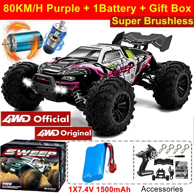 Super Brushless Brushed RC Car