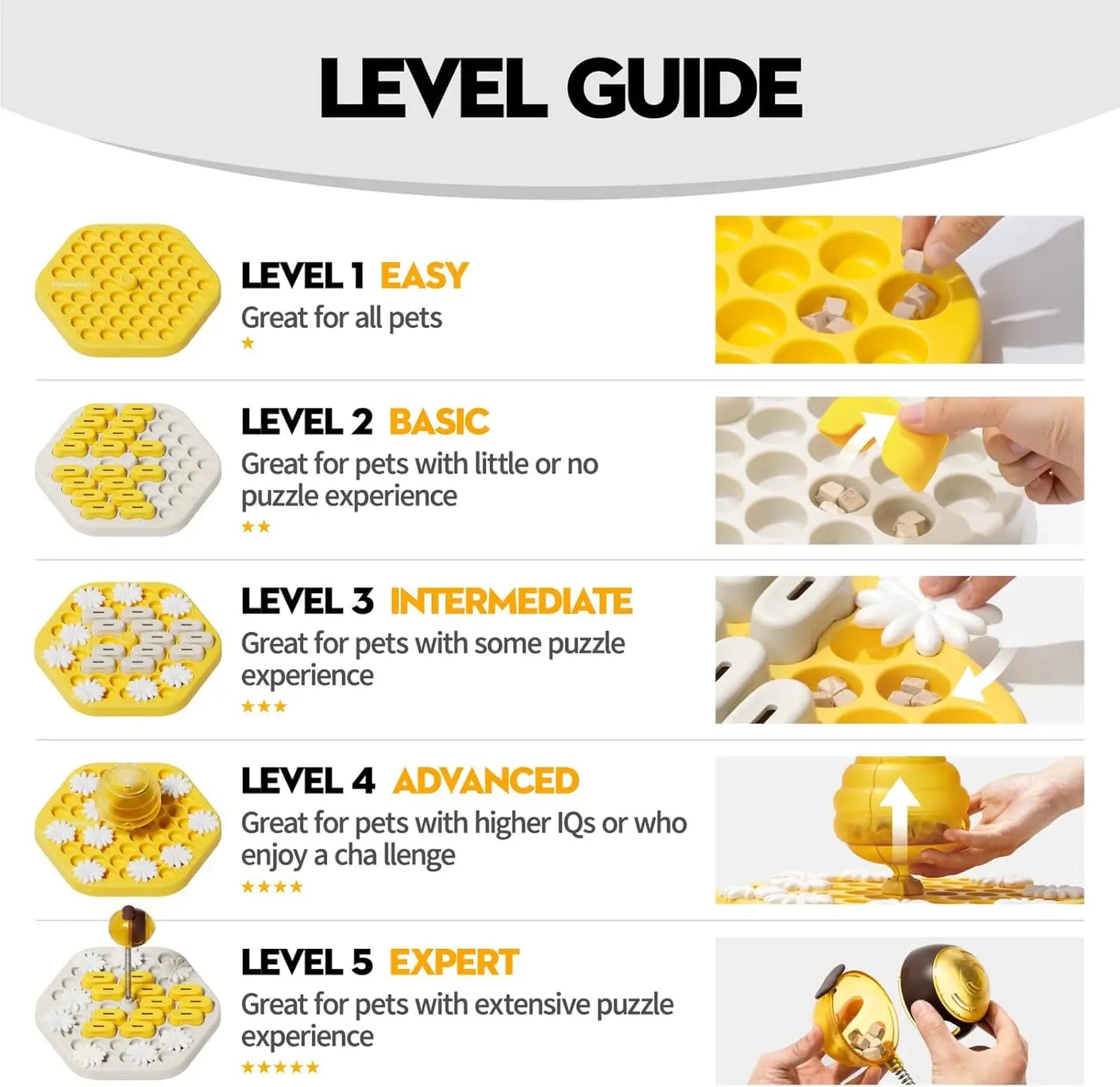 Dog Puzzle & Slow Feeder Interactive Toy