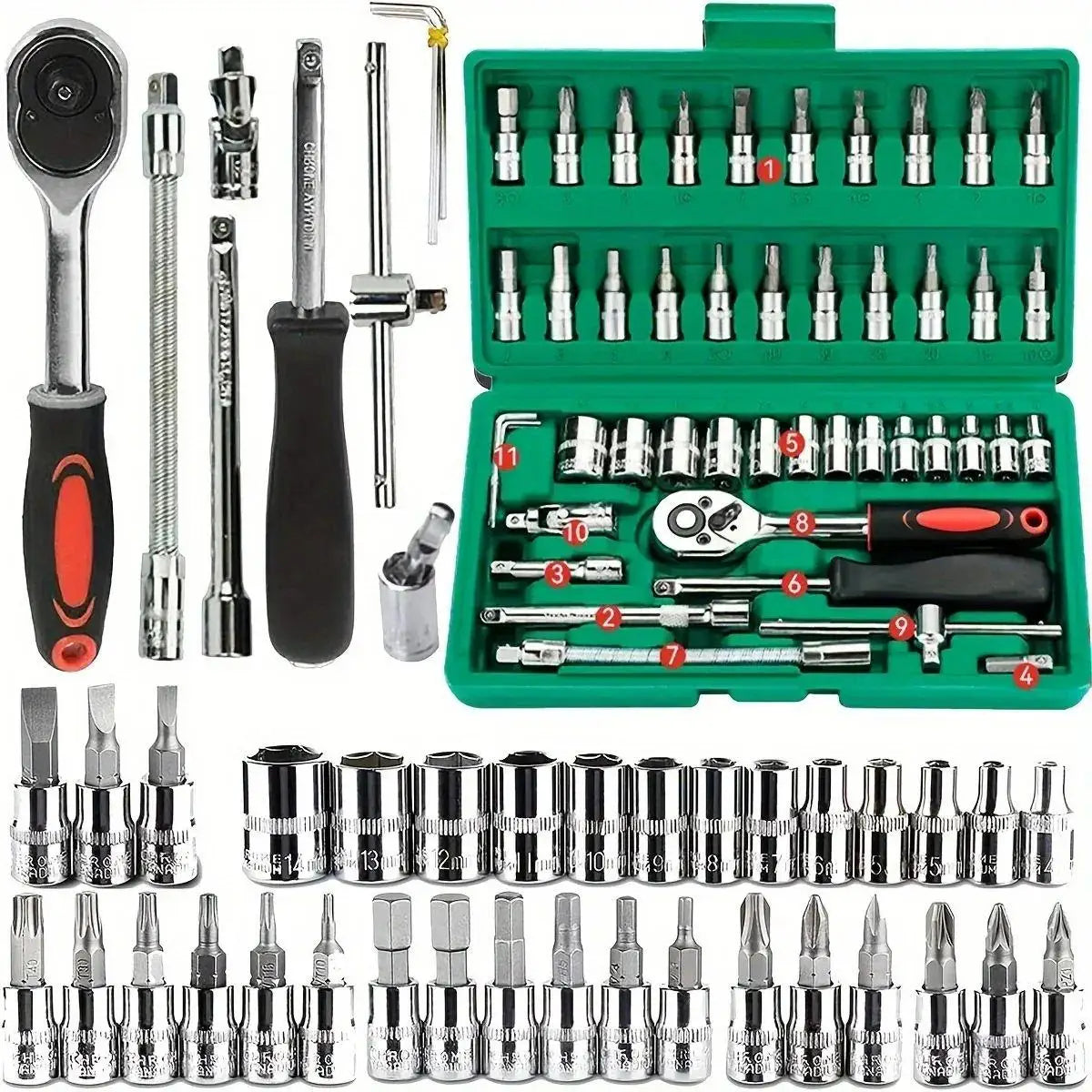 Car Repair Tool Kit 46/53 Piece/Set