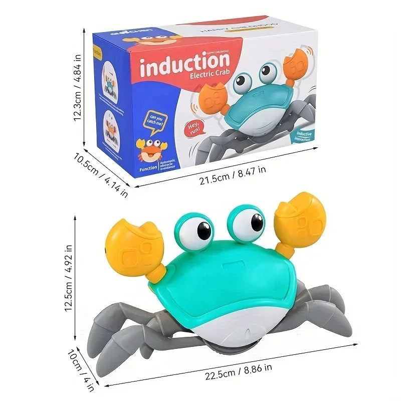 Toddler Crawling Toys Induction Escape Crab