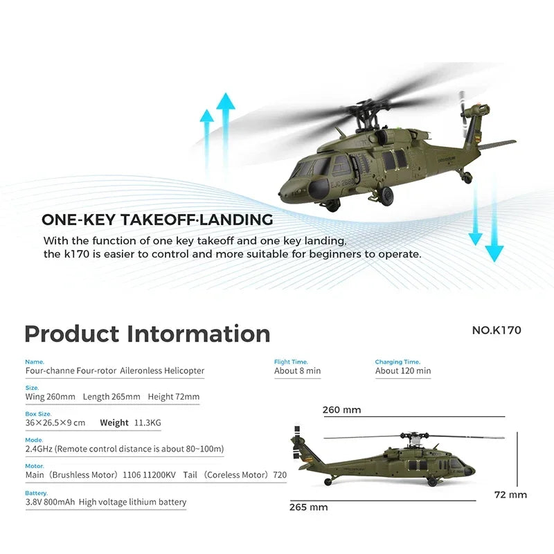 Black Hawk Remote-controlled Helicopter