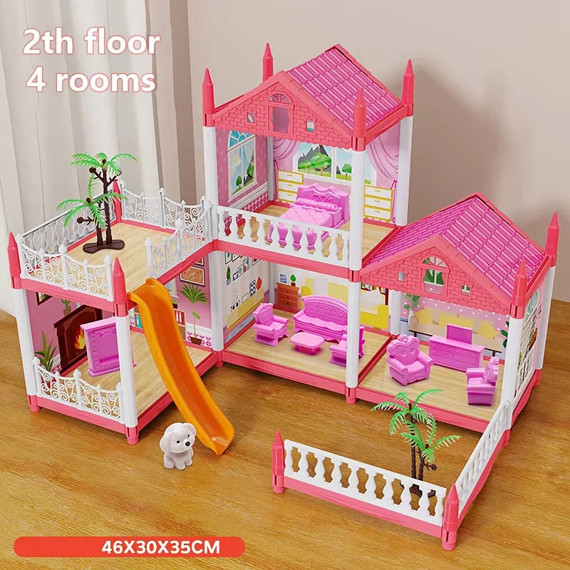 3D Assembly DIY Mini Toy House