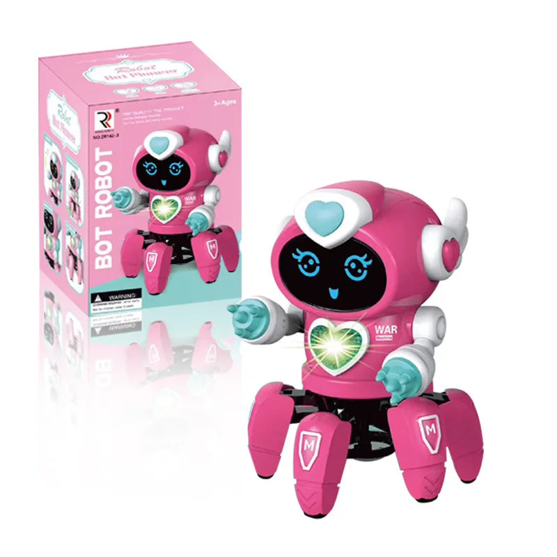LED Light Musical Dancing Robot: An Educational and Interactive Toy for Kids