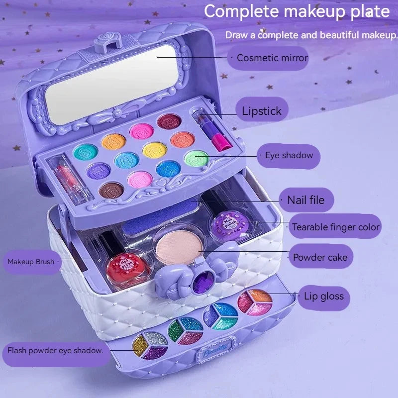 Girl Princess Makeup Cosmetics Game Box Makeup Toy