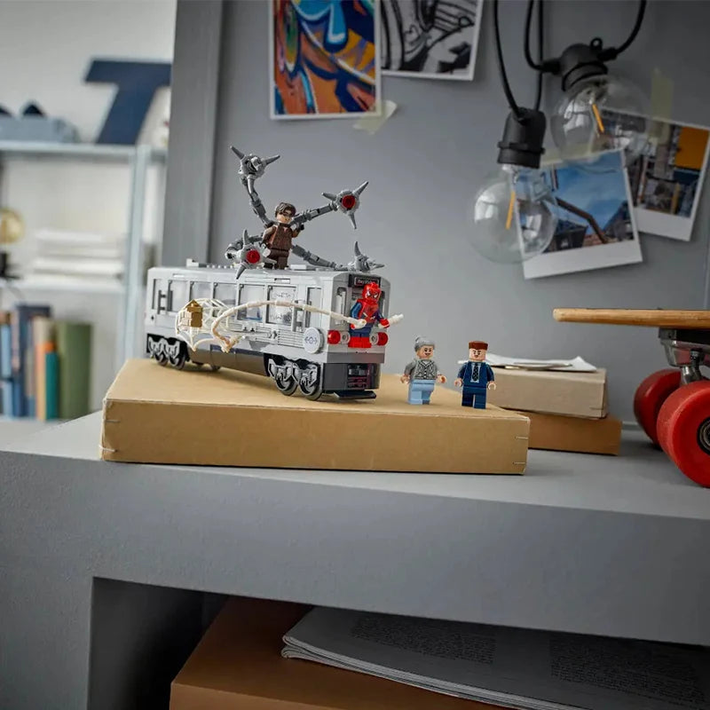 Lego Building Blocks, Marvel Spider Man vs. Doctor Octopus