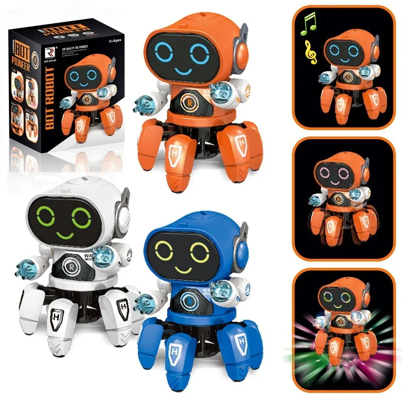 LED Light Musical Dancing Robot: An Educational and Interactive Toy for Kids