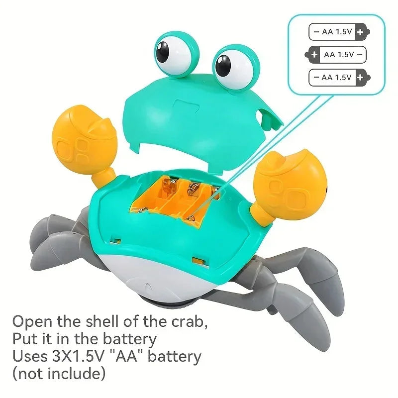 Toddler Crawling Toys Induction Escape Crab