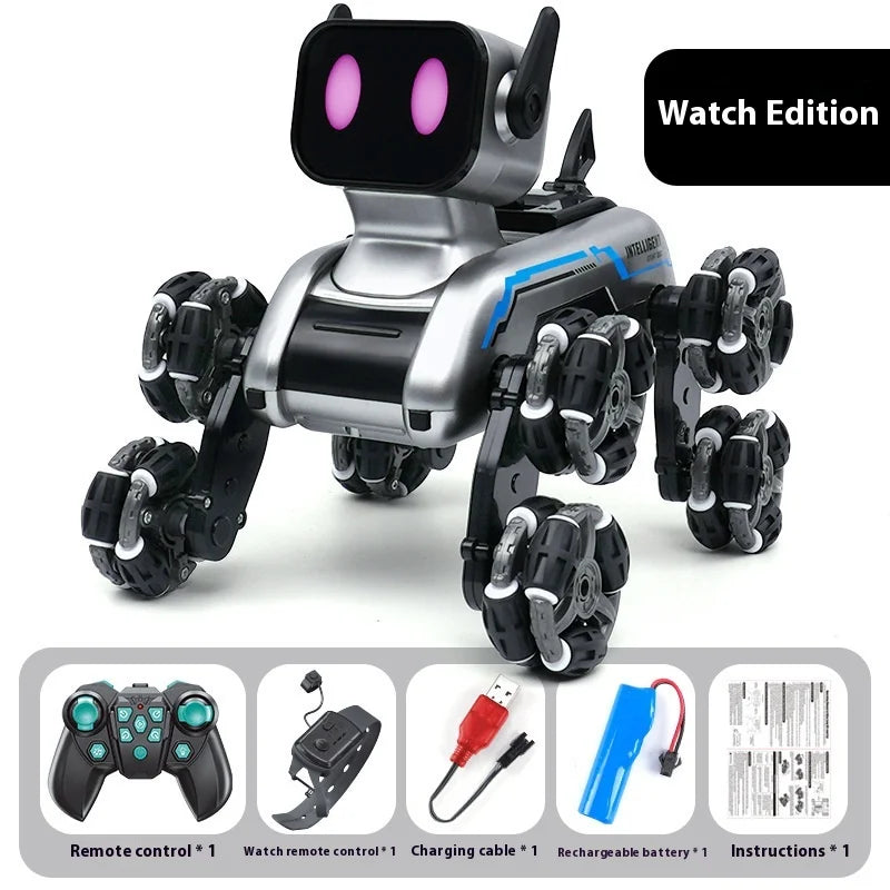 Remote Control Electric Toy Dog with Eight Wheels