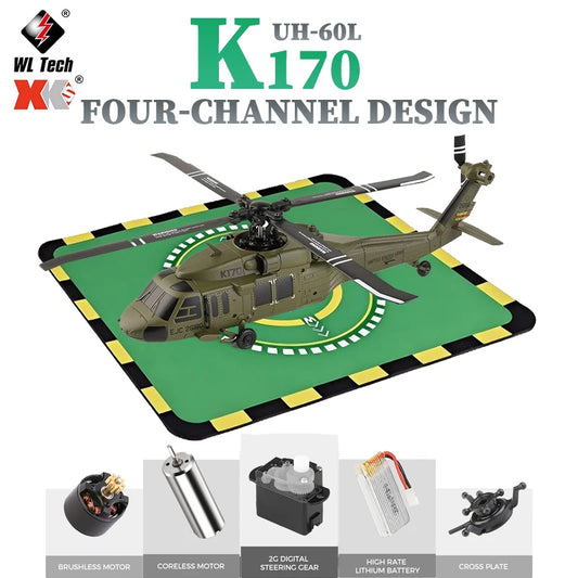 Black Hawk Remote-controlled Helicopter