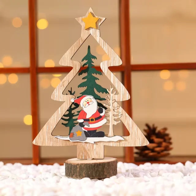 Christmas  DIY Wooden Crafts Decoration