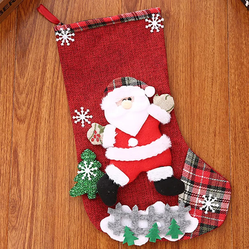 Christmas Decorative Socks 1pcs
