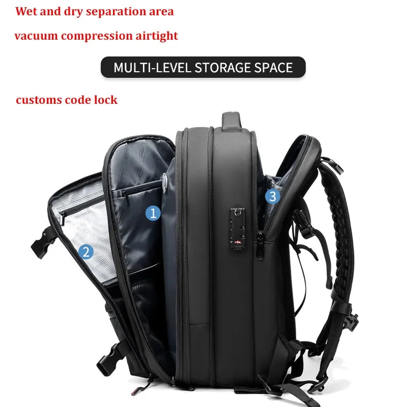 Laptop Backpack With Vacuum Compression 17inches