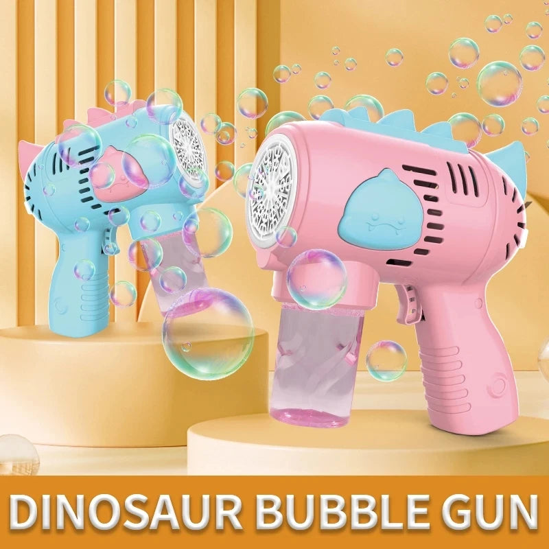 Electric Automatic Light Bubble Machine Gun