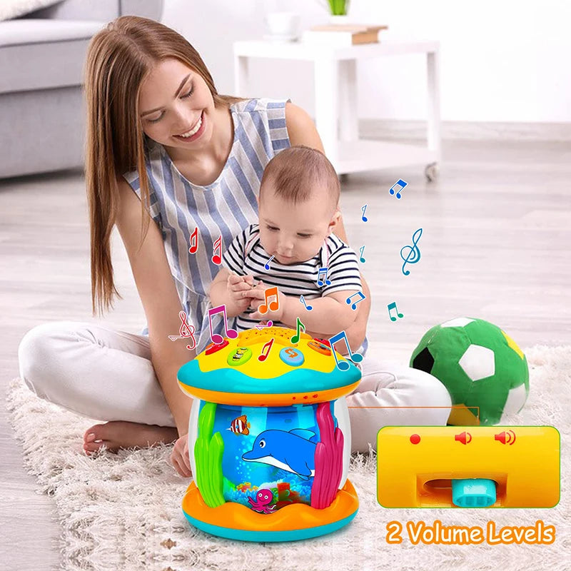 Ocean Light Rotary Projector Musical Toys 1-3yrs