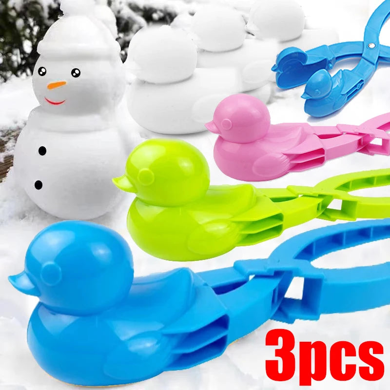Cute Duckling Model Snowball Clip Toys