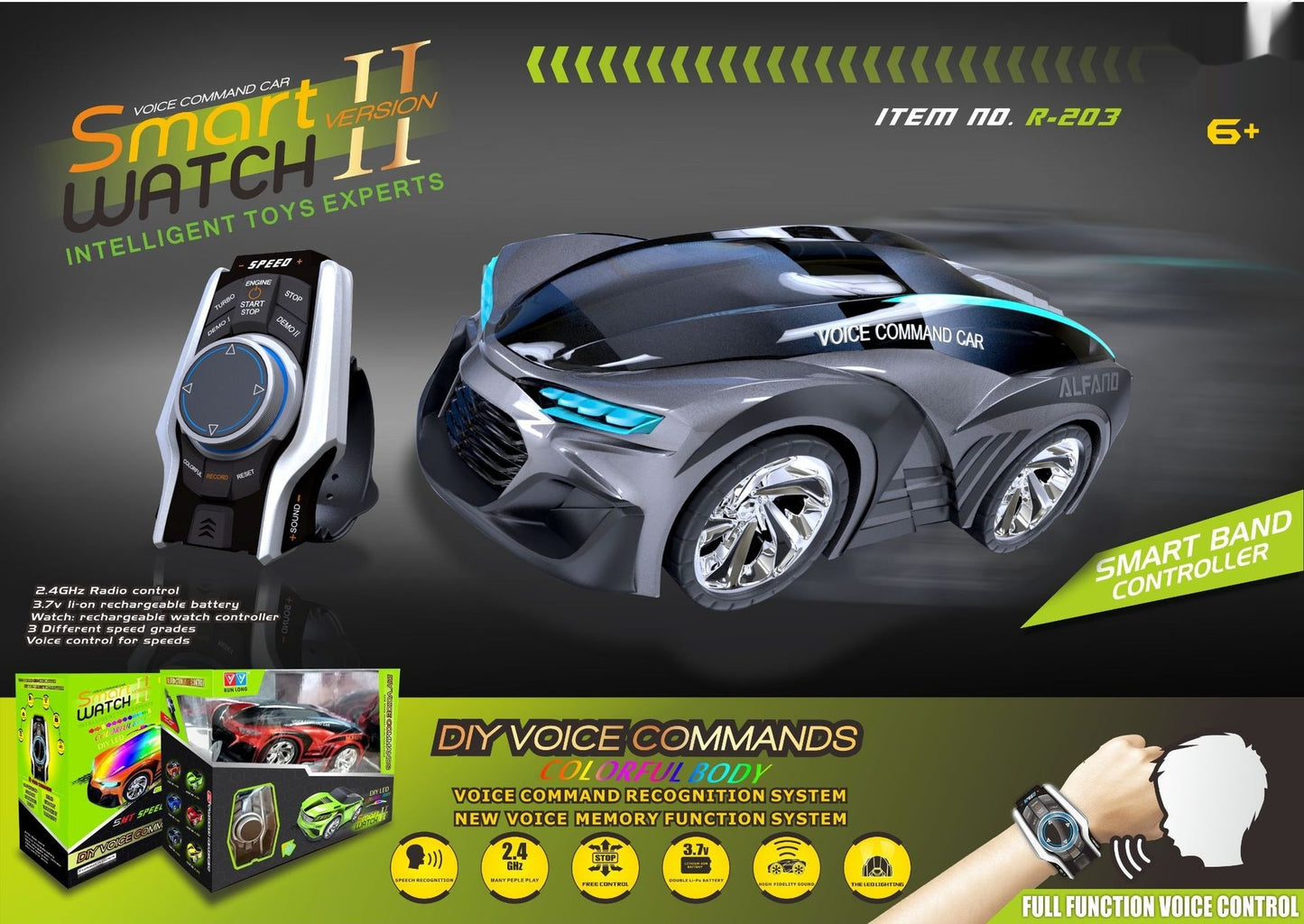 Voice-activated Electric Remote Control Car