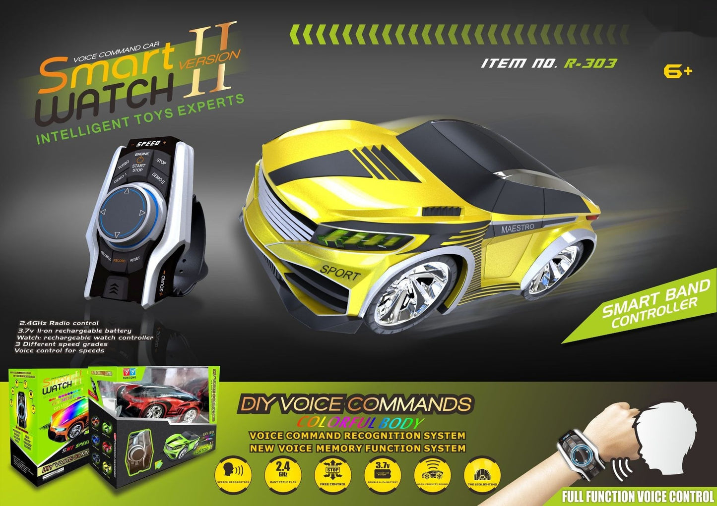 Voice-activated Electric Remote Control Car